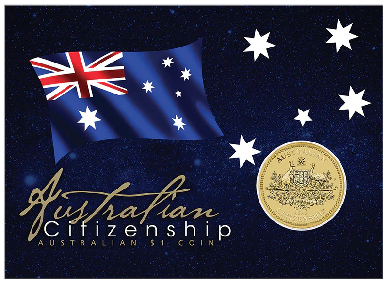 The 2026 Australian Citizenship coin is out now and it's a proud keepsake