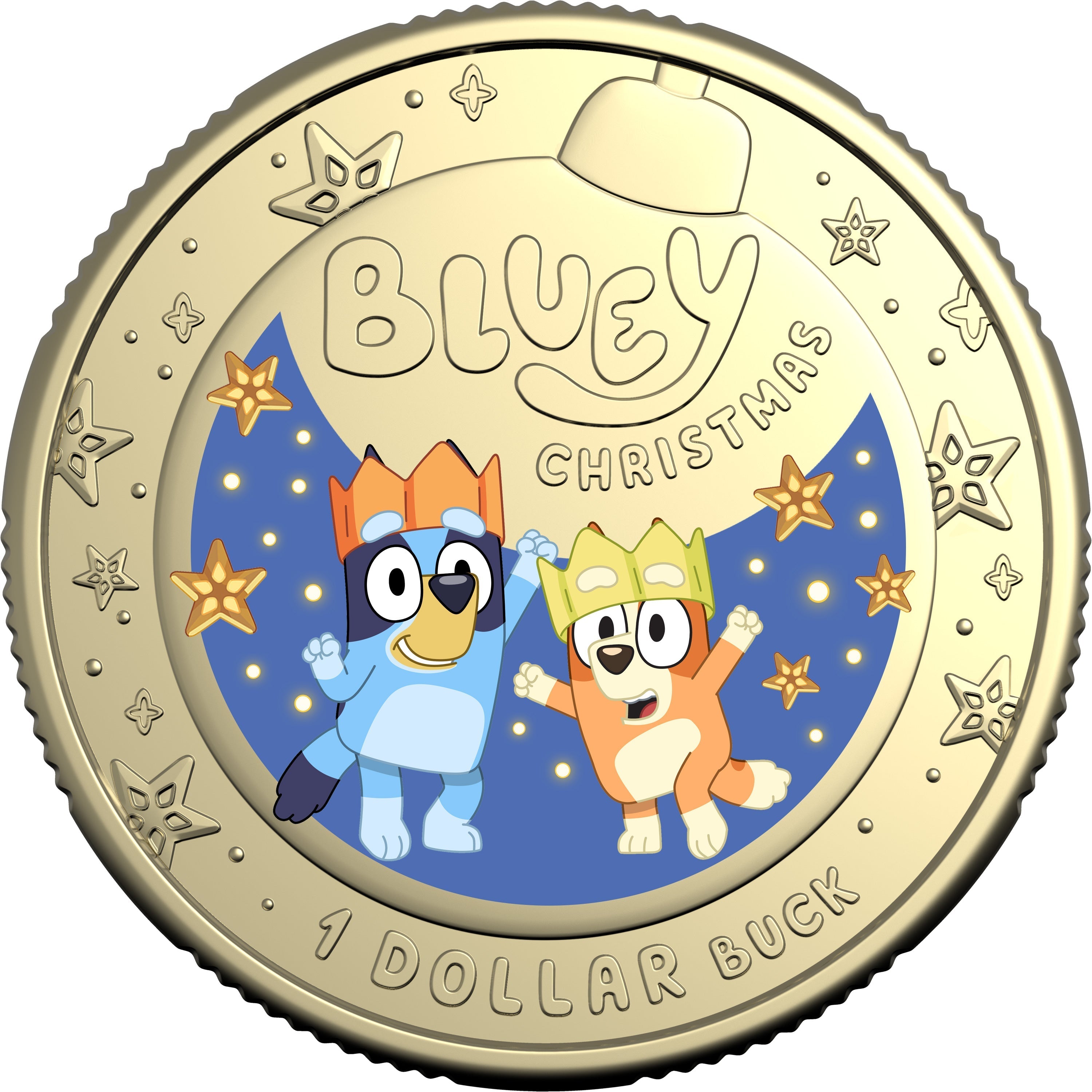 Today is Bluey Christmas coin release day