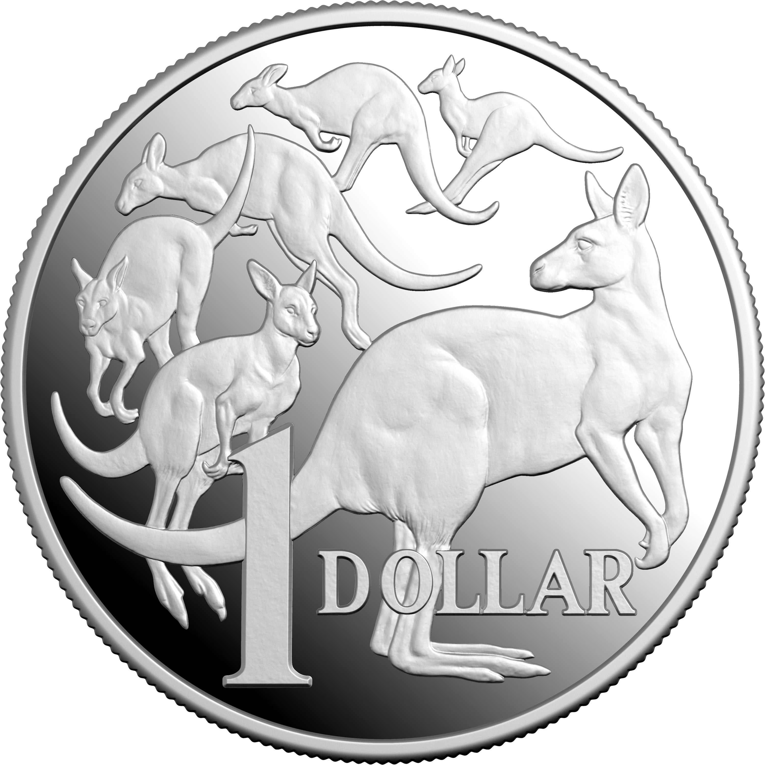 Six kangaroos: the Kangaroo Series 2026 $1 1oz Fine Silver Coin