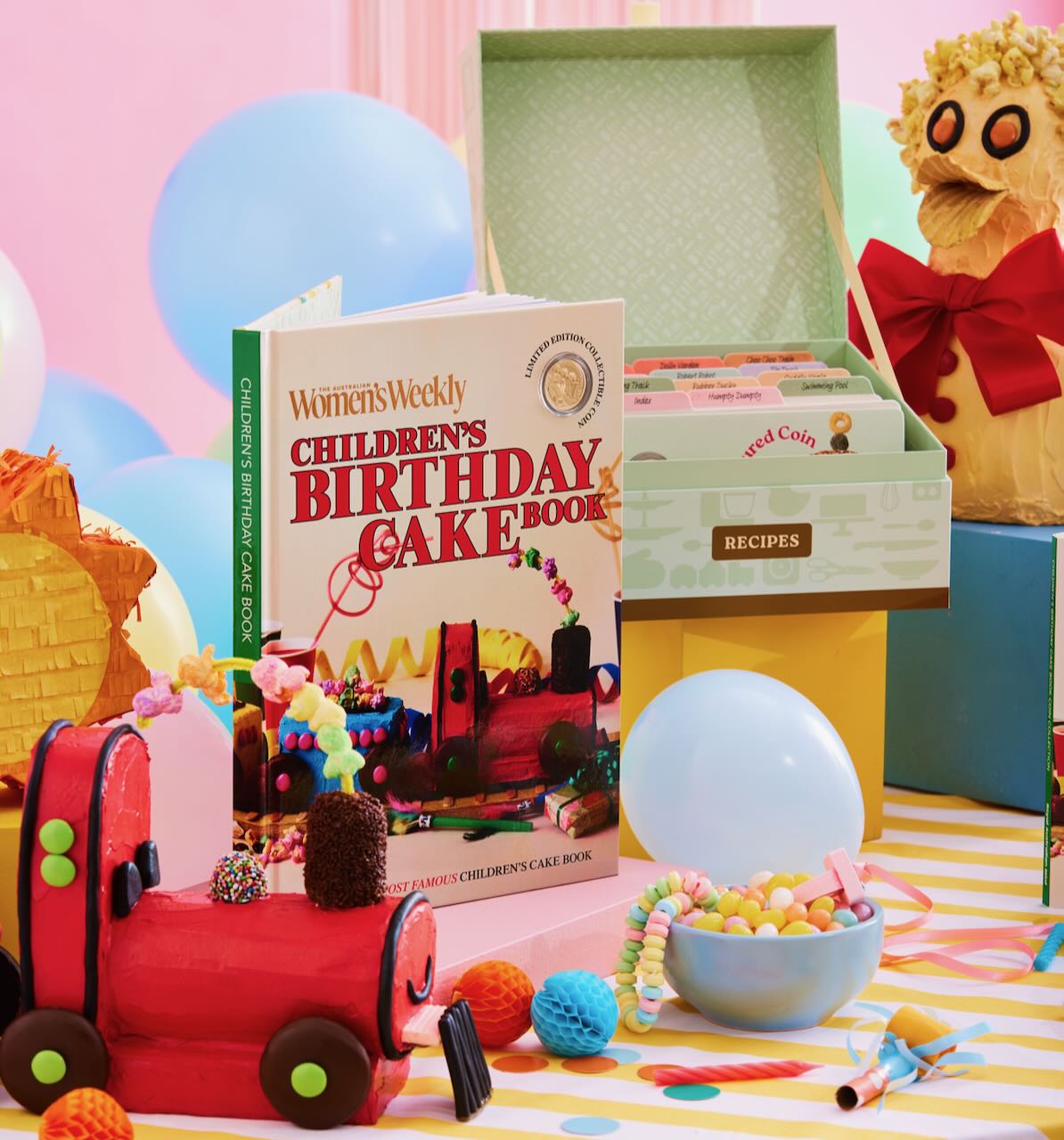 Yes, we will have the Australian Women's Weekly Birthday Cake Book Coins
