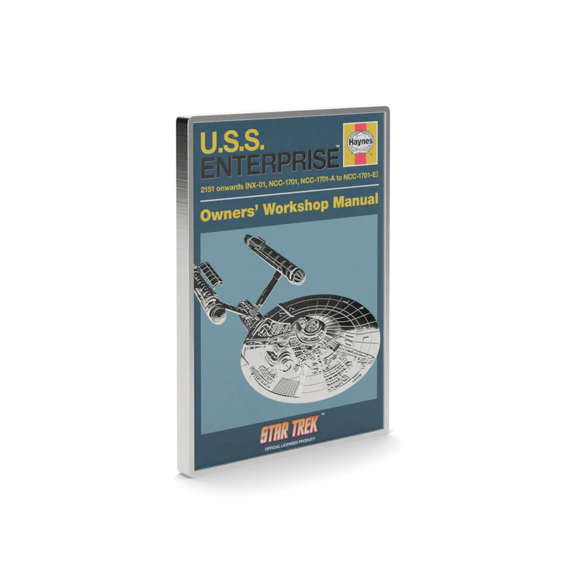 A Boldly Go Collection: Star Trek U.S.S. Enterprise 1oz Silver Coin
