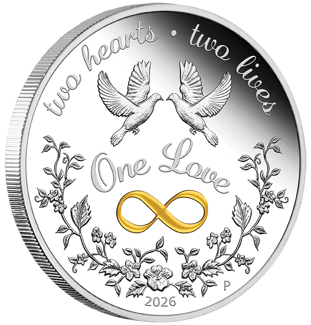 One Love 2026 1oz Silver Proof Coloured Coin