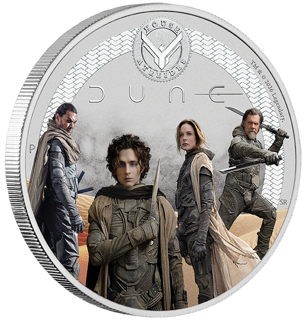 Dune - House Atreides 2026 1/2oz Silver Coloured Coin