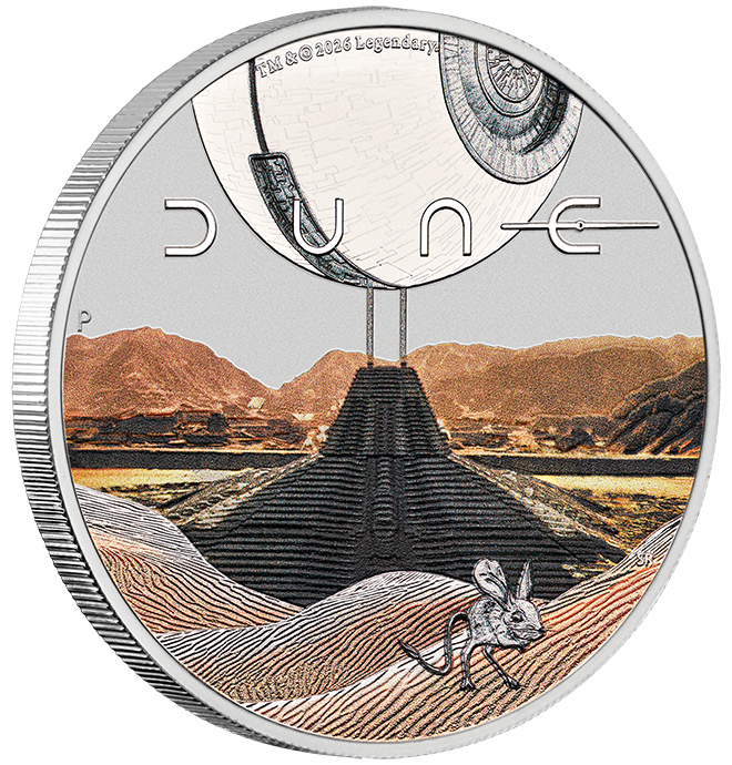 Dune 2026 1oz Silver Coloured Coin