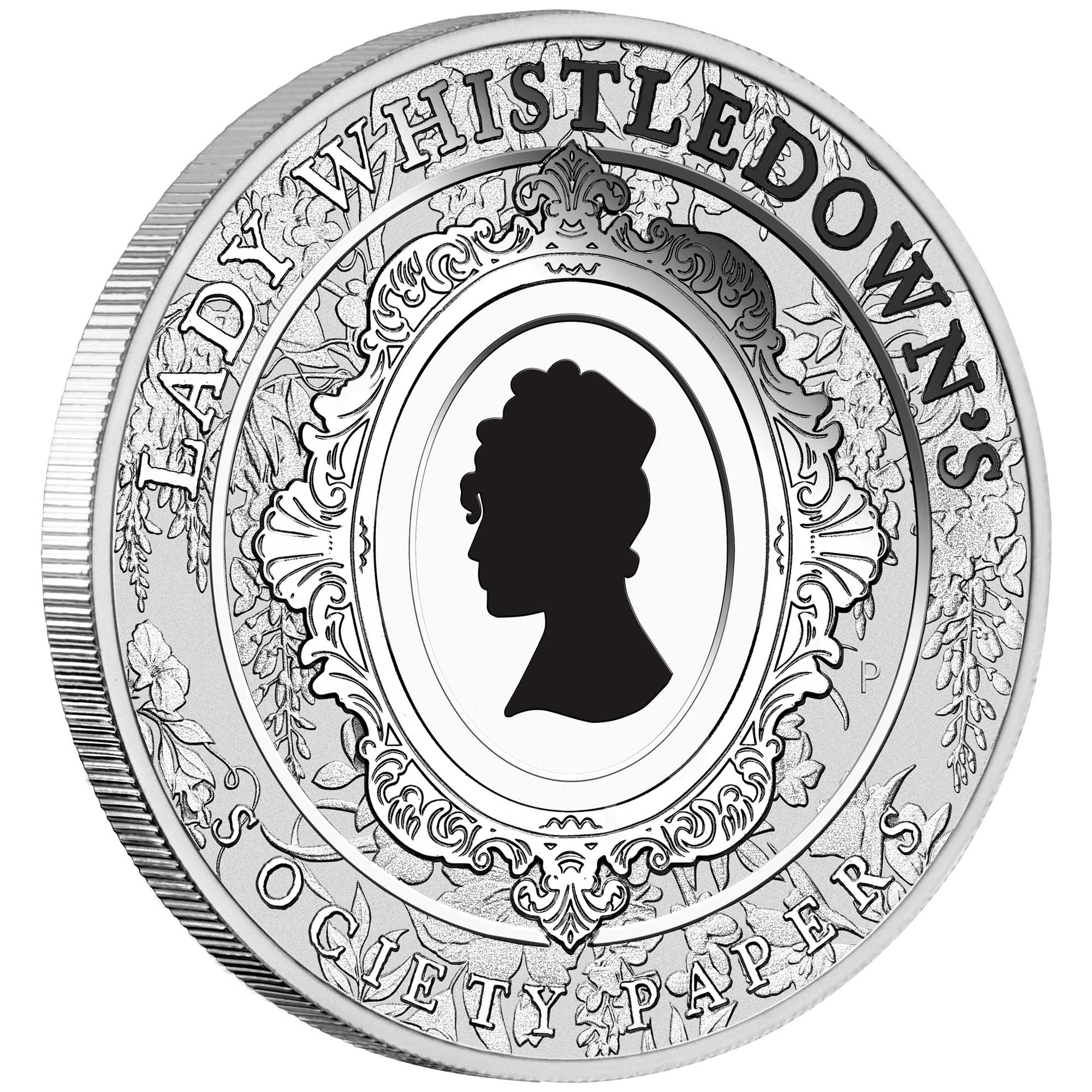 Bridgerton - Lady Whistledown 2026 1oz Silver Coloured Coin