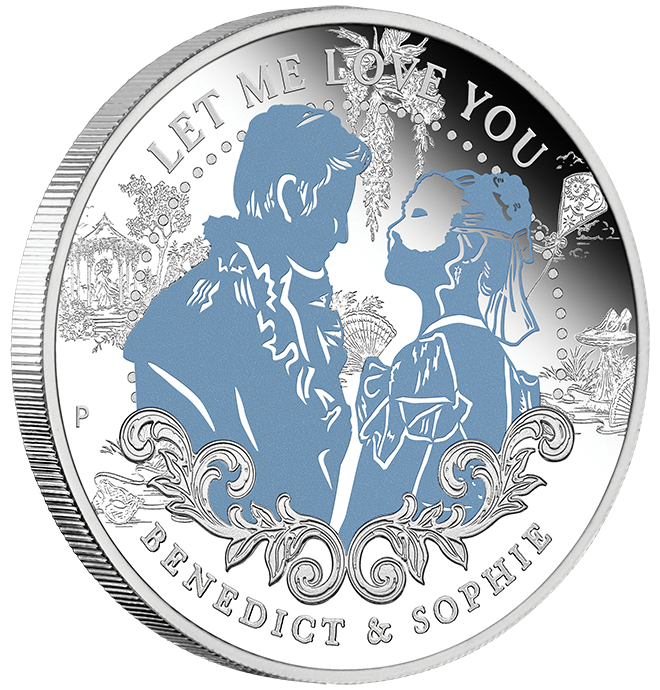 Bridgerton - Benedict & Sophie 2026 1/2oz Silver Proof Coloured Coin