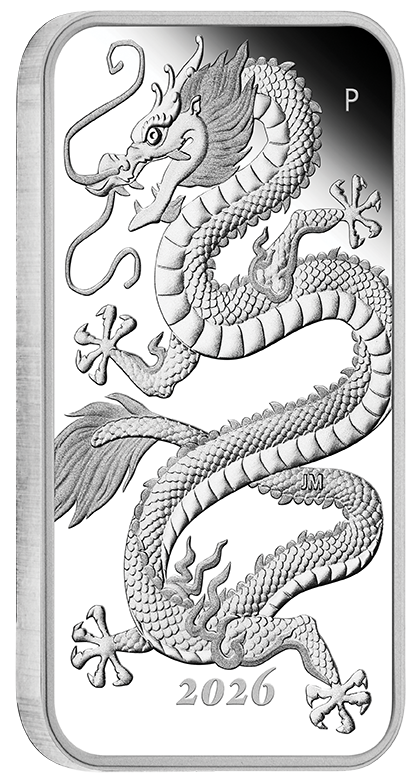 Dragon 2026 1oz Silver Proof Rectangular Coin