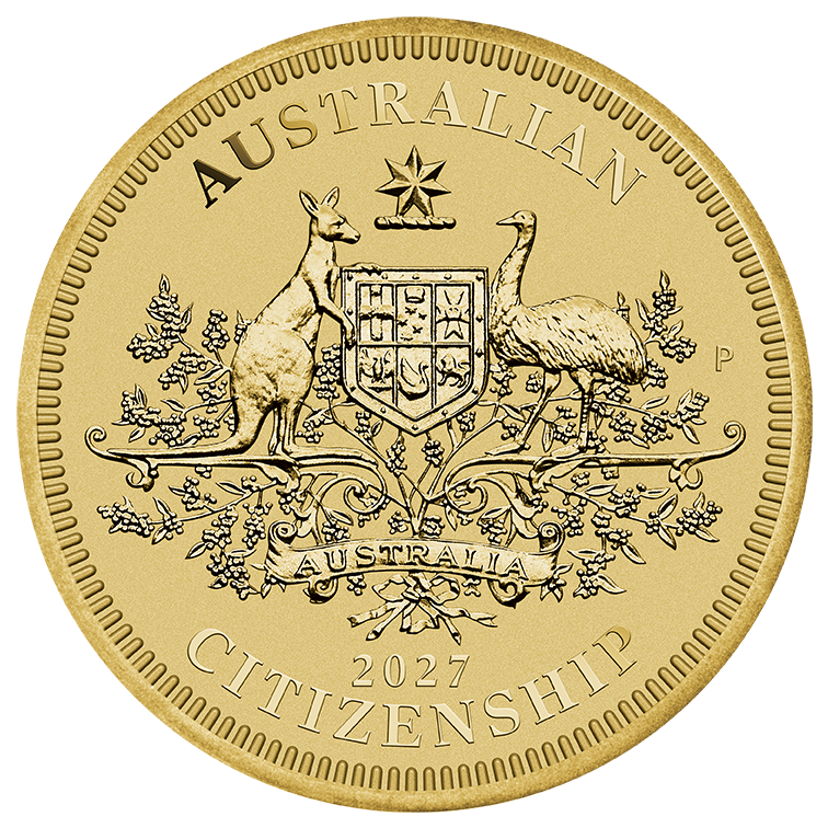 Australian Citizenship 2027 $1 Coin in Card