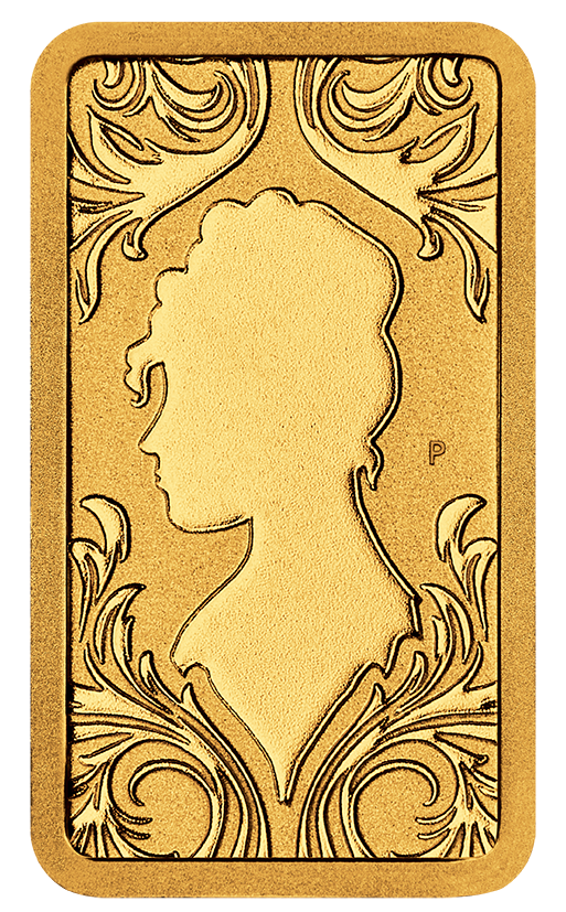Bridgerton 2026 1g Gold Minted Bar in Card