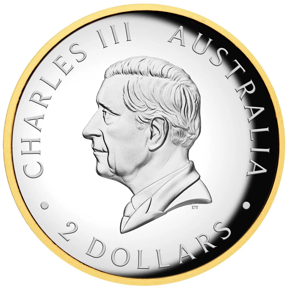 Australian Kookaburra 2024 2oz Silver Proof High Relief Incused Coin