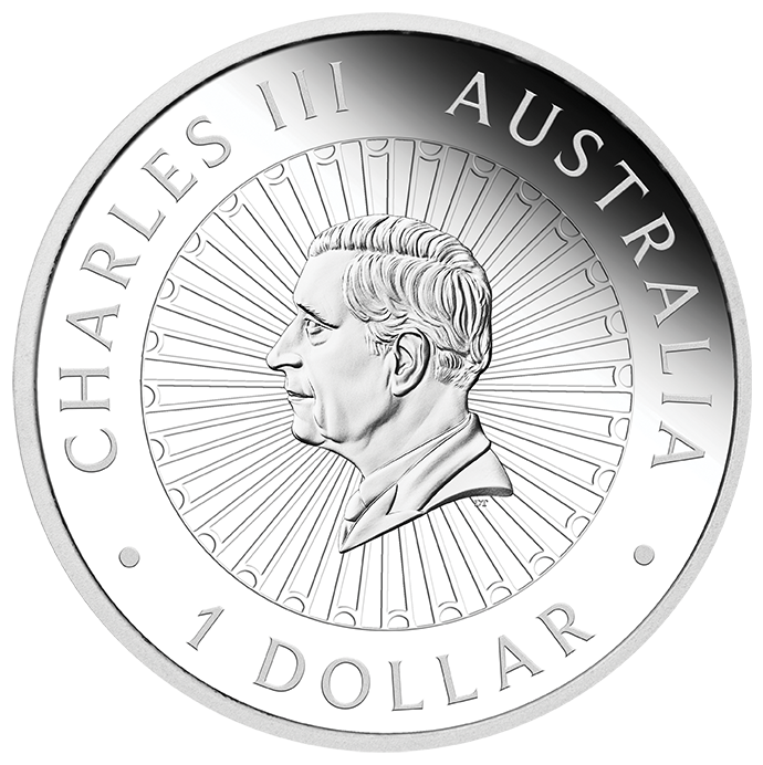 Great Southern Land Nocturnal 2026 1oz Silver Proof Matrix Opal Coin