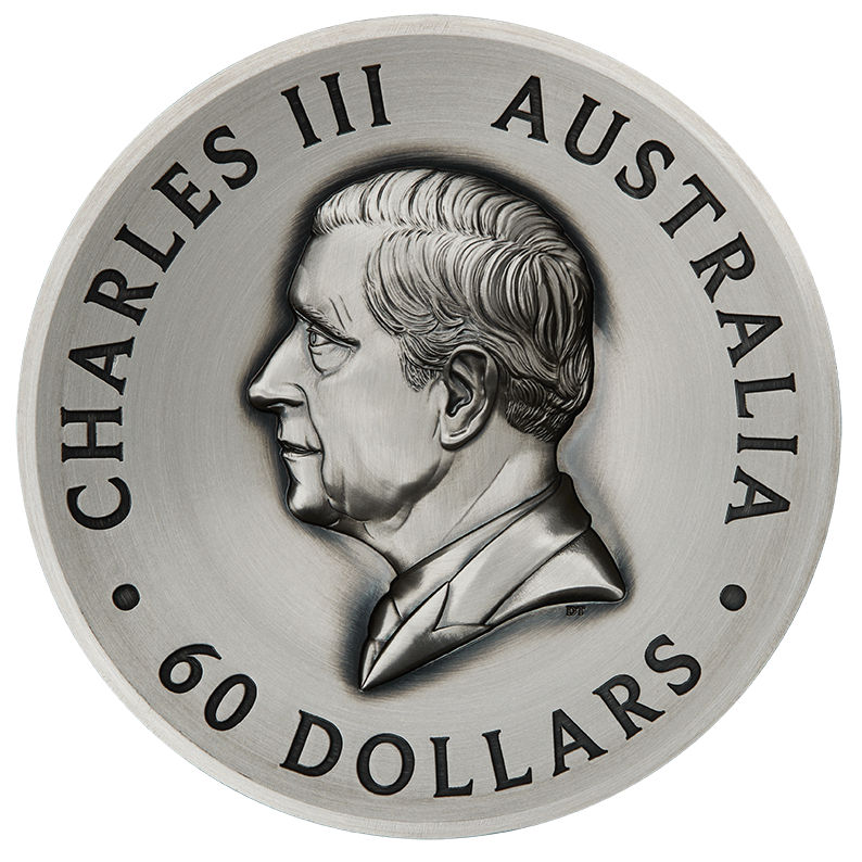 Butterfly 2025 2 Kilo Silver High Relief Antiqued Coin