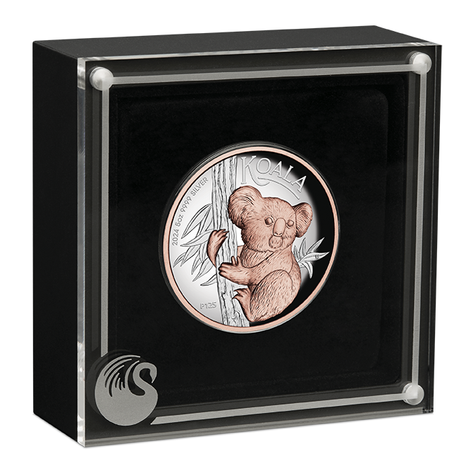 Australian Koala 2024 5oz Silver Proof High Relief Gilded Coin