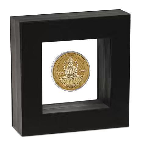 Diwali 1oz Silver Gilded Medallion