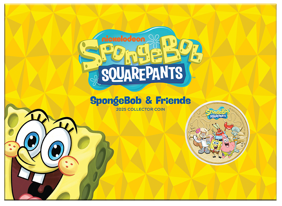 SpongeBob SquarePants & Friends 2025 Collector Coin In Card