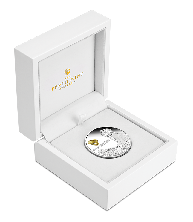 Wedding 2026 1oz Silver Proof Coloured Coin