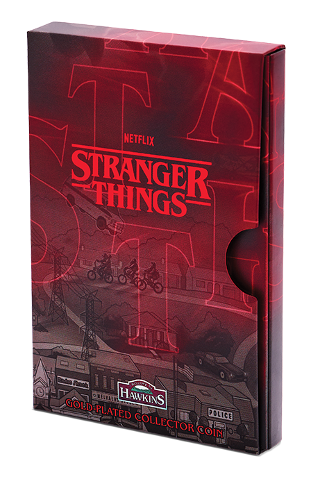 Stranger Things - Hawkins 2026 Gold Plated Collector's Coin In Card