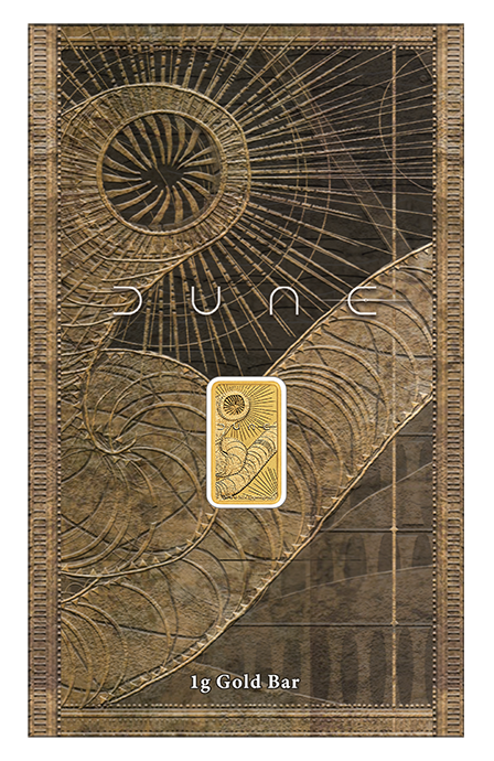 Dune 2026 1g Gold Minted Bar