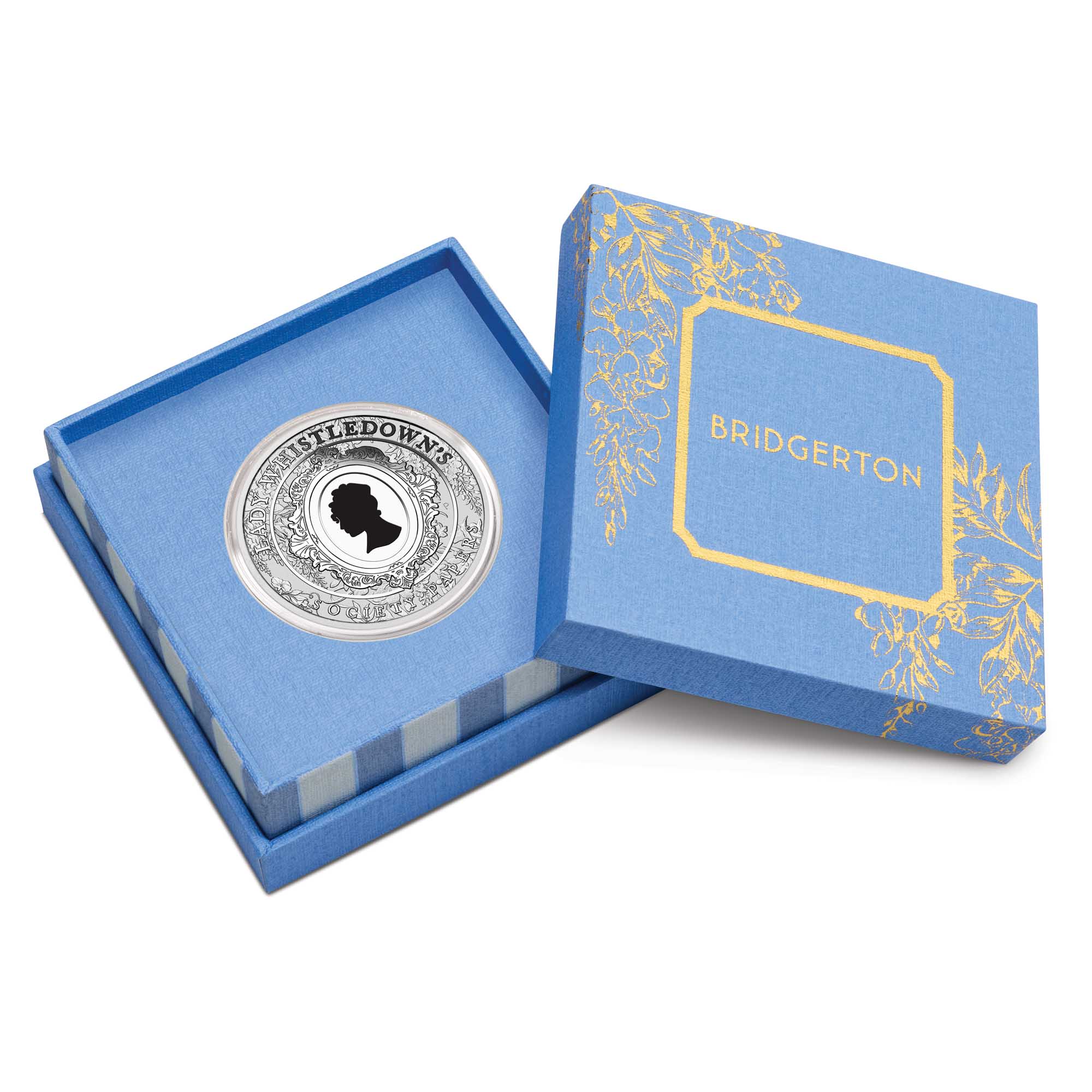 Bridgerton - Lady Whistledown 2026 1oz Silver Coloured Coin