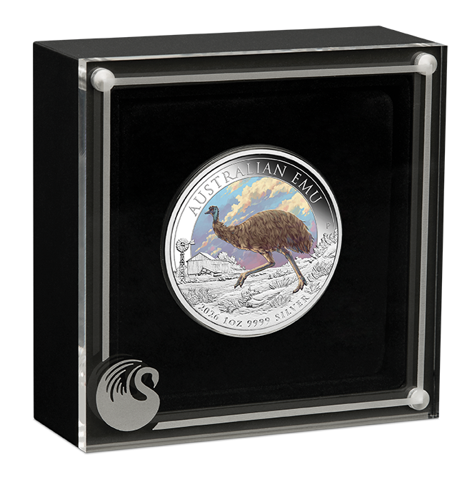 Australian Emu 2026 1oz Silver Coloured Coin