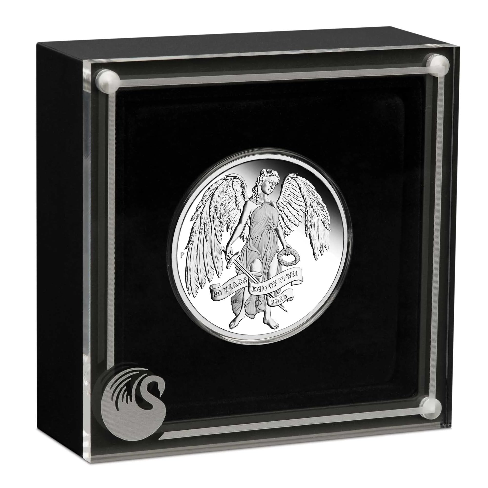 80th Anniversary End of WWII Winged Victory 2025 1oz Silver Proof Coin