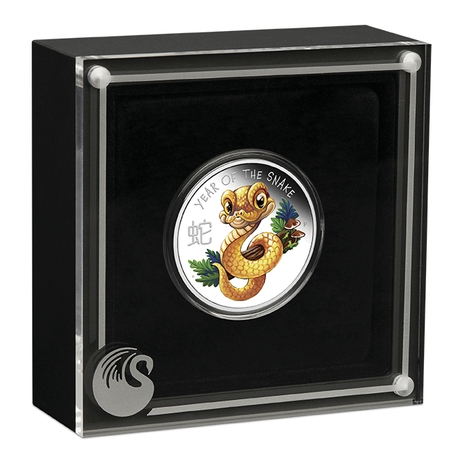 2025 Baby Snake 1/2oz Silver Proof Coloured Coin