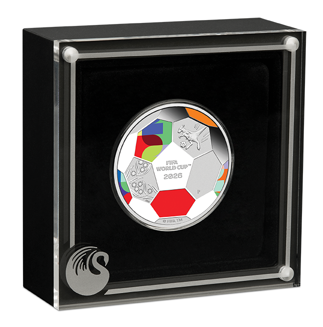 FIFA World Cup 2026 1/2oz Silver Proof Coloured Coin