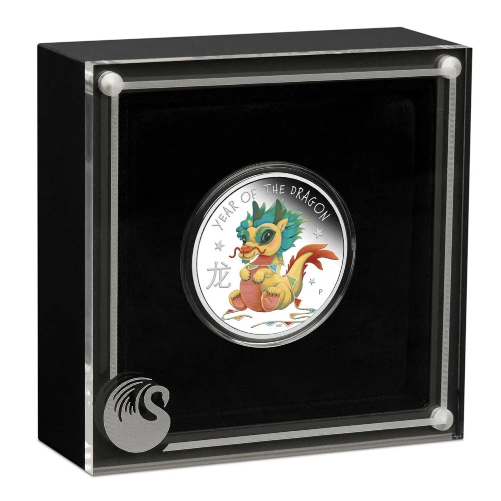 Baby Dragon 2024 1/2oz Silver Proof Coloured Coin