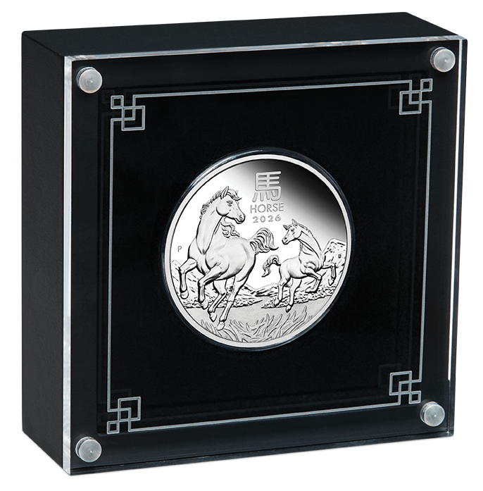 Australian Lunar Series III 2026 Year of the Horse 1oz Silver Proof Coin