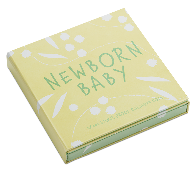 Newborn Baby 2026 1/2oz Silver Proof Coloured Coin