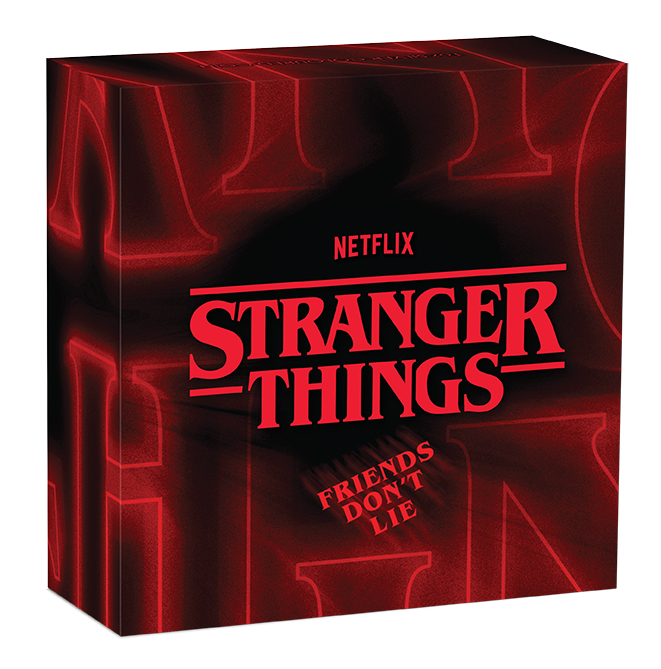 Stranger Things - Friends Don't Lie 2026 1oz Silver Coloured Coin