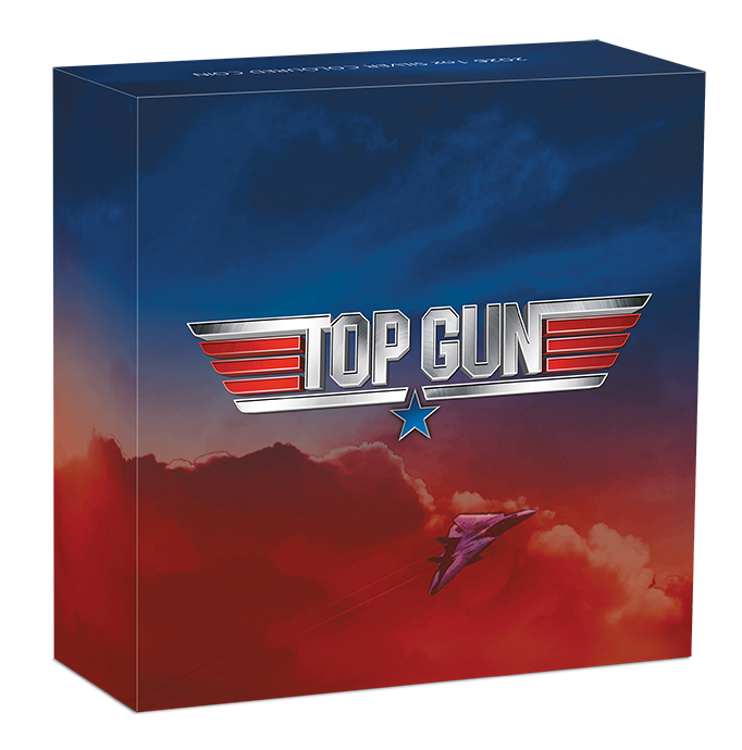 40 Years of Top Gun 2026 1oz Silver Coloured Coin