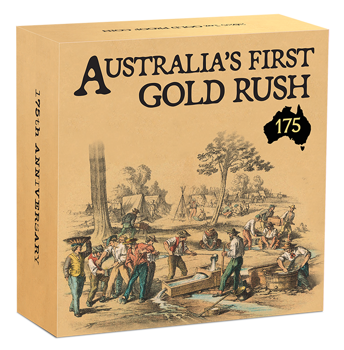 Australia's First Gold Rush 175th Anniversary 2026 1oz Gold Proof Coin