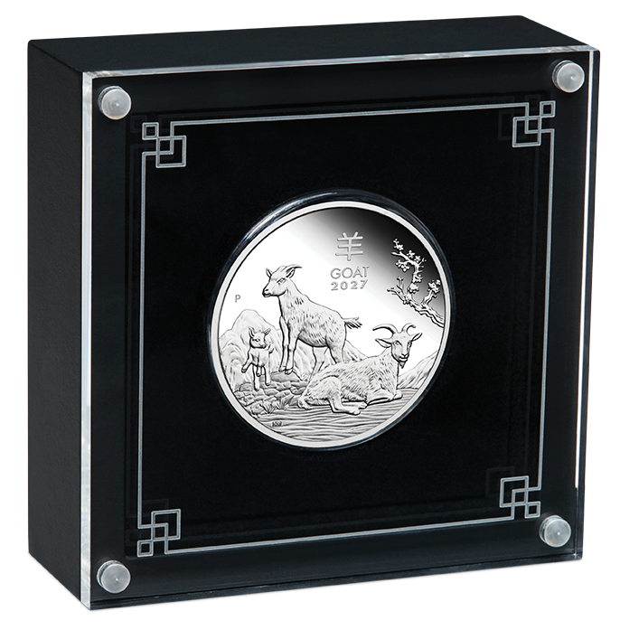2027 Year of the Goat 1oz Silver Proof Coin