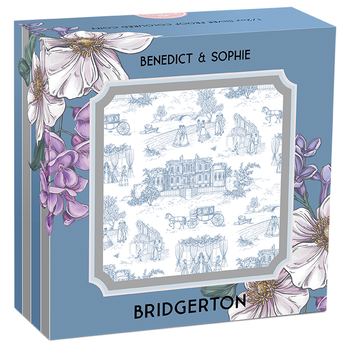 Bridgerton - Benedict & Sophie 2026 1/2oz Silver Proof Coloured Coin