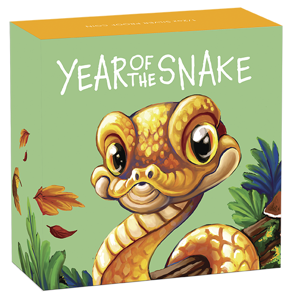 2025 Baby Snake 1/2oz Silver Proof Coloured Coin