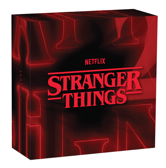 Stranger Things - Season 2 2026 1oz Silver Coloured Rectangular Coin