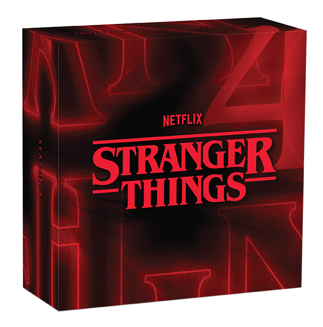 Stranger Things - Season 4 2026 1oz Silver Coloured Rectangular Coin