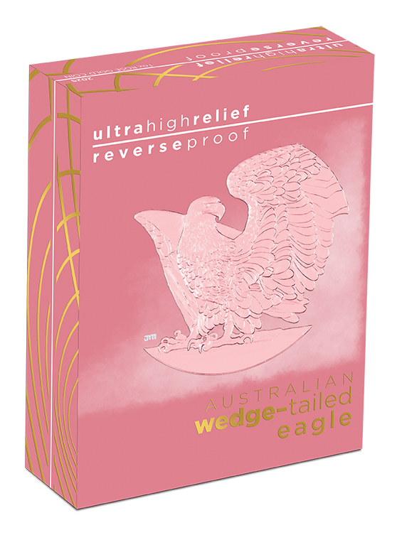 Australian Wedge-tailed Eagle 2025 1oz Rose Gold Reverse Proof Ultra High Relief Coin