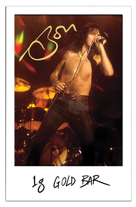Bon Scott 80th Birthday 2026 1g Gold Minted Bar