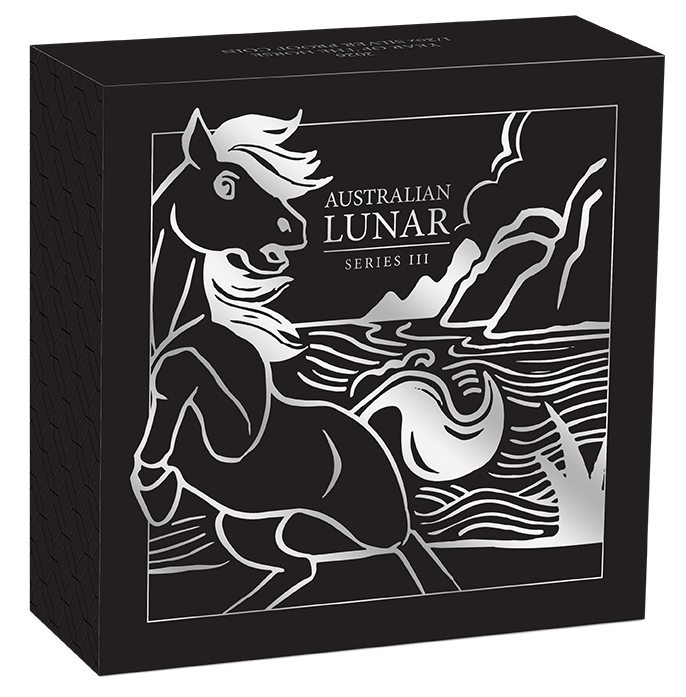 Australian Lunar Series III 2026 Year of the Horse 1/2oz Silver Proof Coin