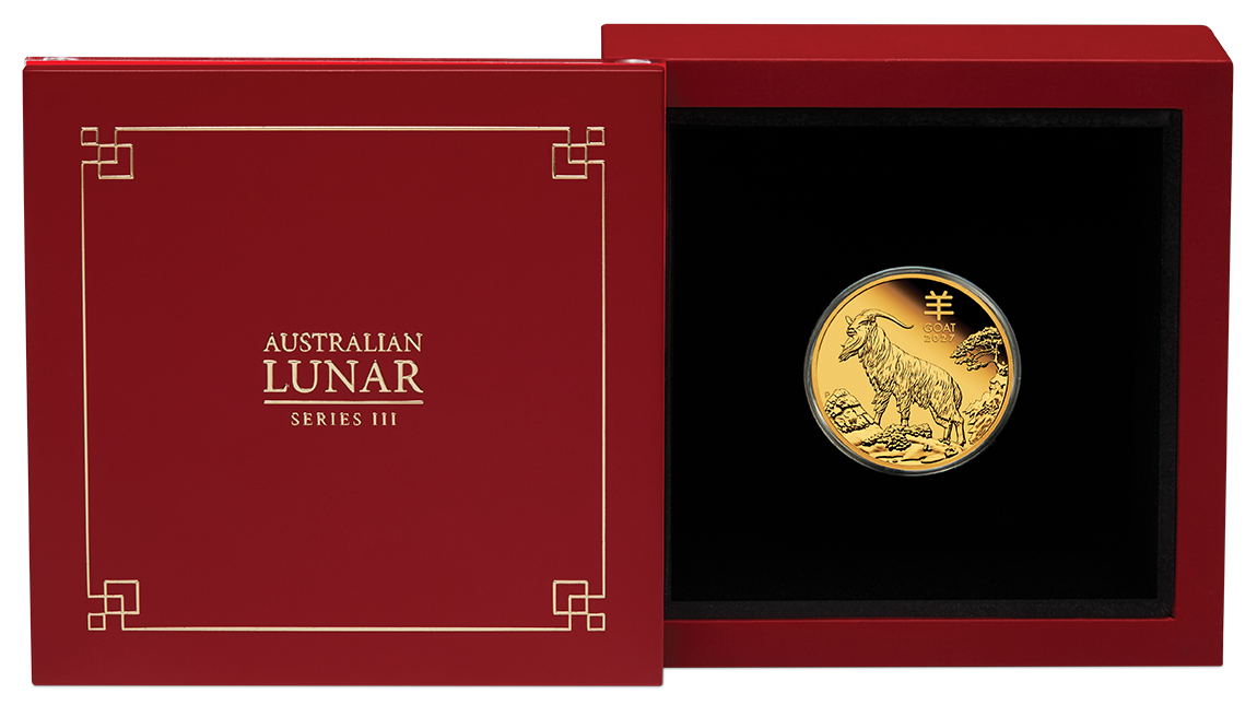 2027 Year of the Goat 1/4oz Gold Proof Coin