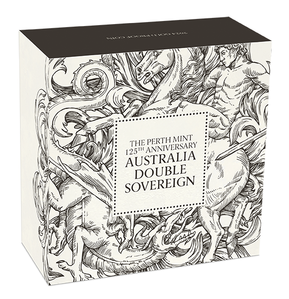 The Perth Mint’s 125th Anniversary Australia Double Sovereign 2024 Gold Proof Coin