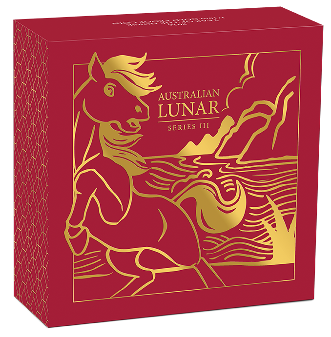Australian Lunar Series III 2026 Year of the Horse 1/4oz Gold Proof Coin