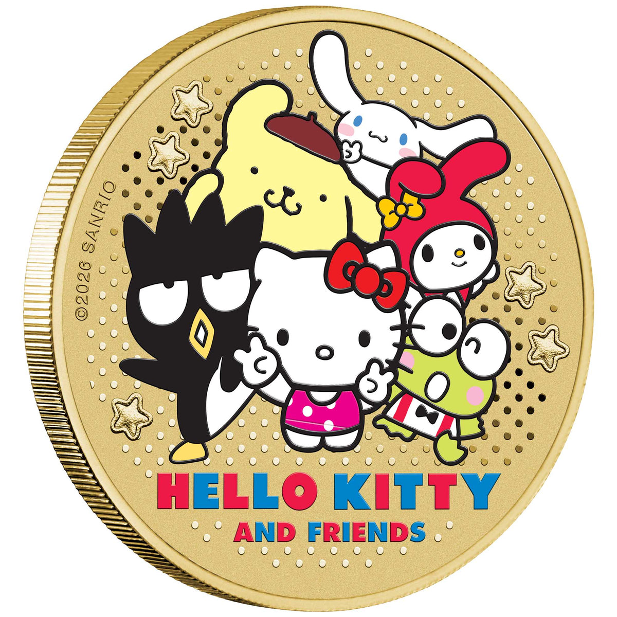 Hello Kitty and Friends 2026 Stamp and Coin Cover