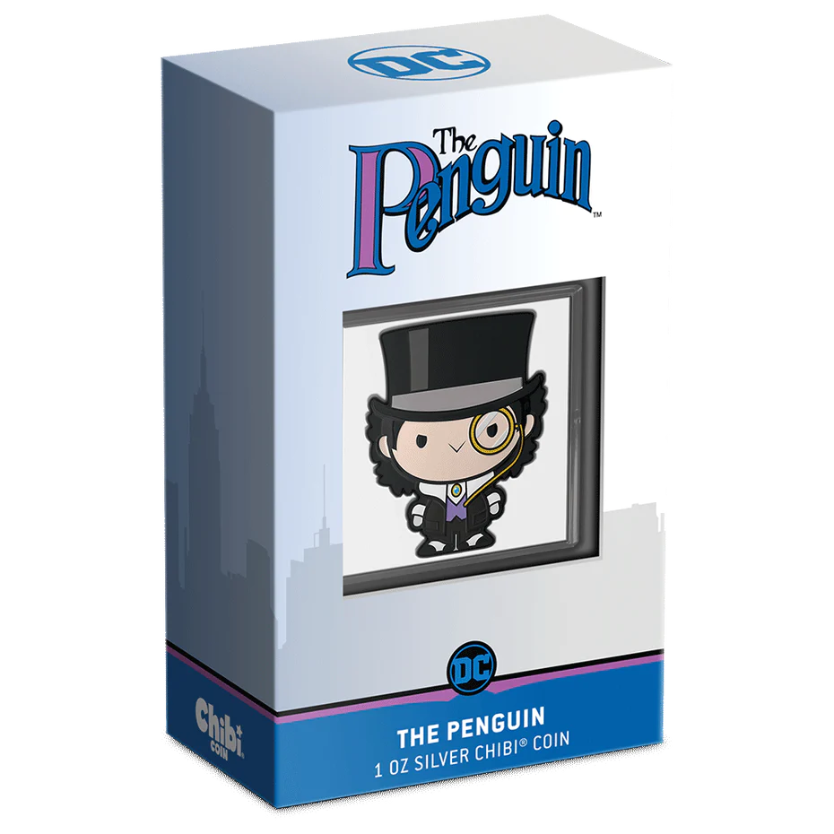 DC Comics – THE PENGUIN 1oz Silver Chibi Coin