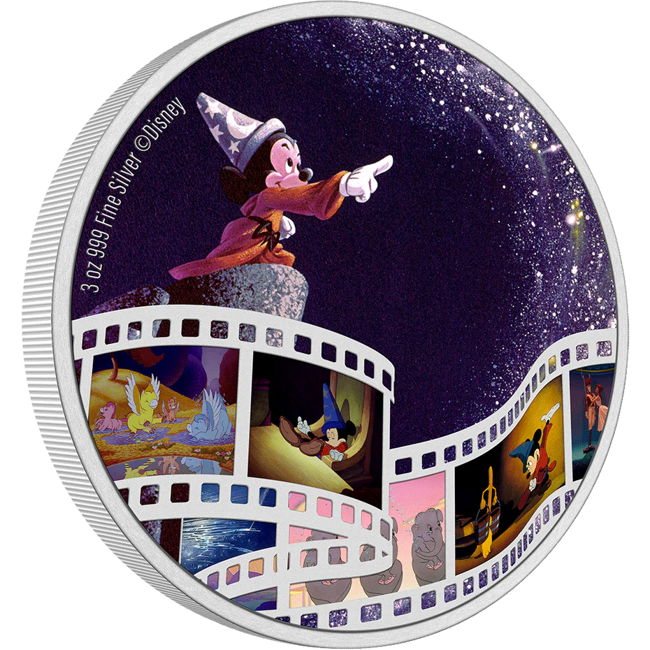 Disney Cinema Masterpieces – Fantasia 3oz Silver Coin