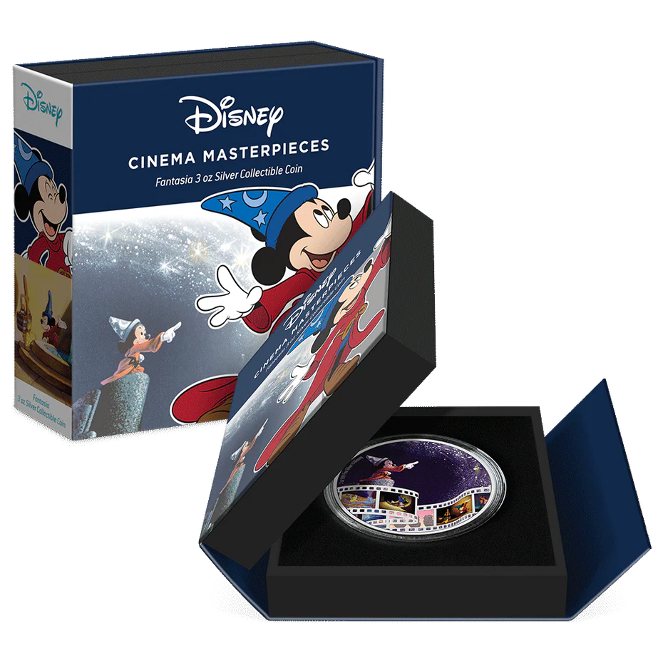 Disney Cinema Masterpieces – Fantasia 3oz Silver Coin