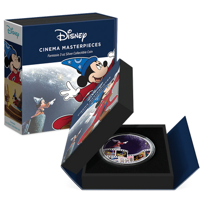 Disney Cinema Masterpieces – Fantasia 3oz Silver Coin
