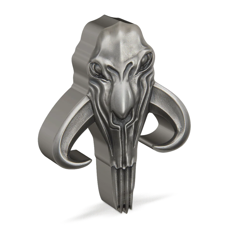 Star Wars: The Mandalorian – Mythosaur 5oz Silver Shaped Coin